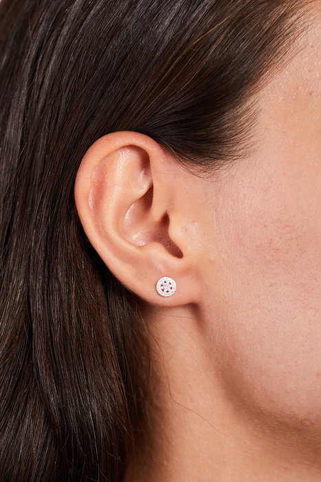 Heliophilia Silver Pendientes de Plata de Ley 925